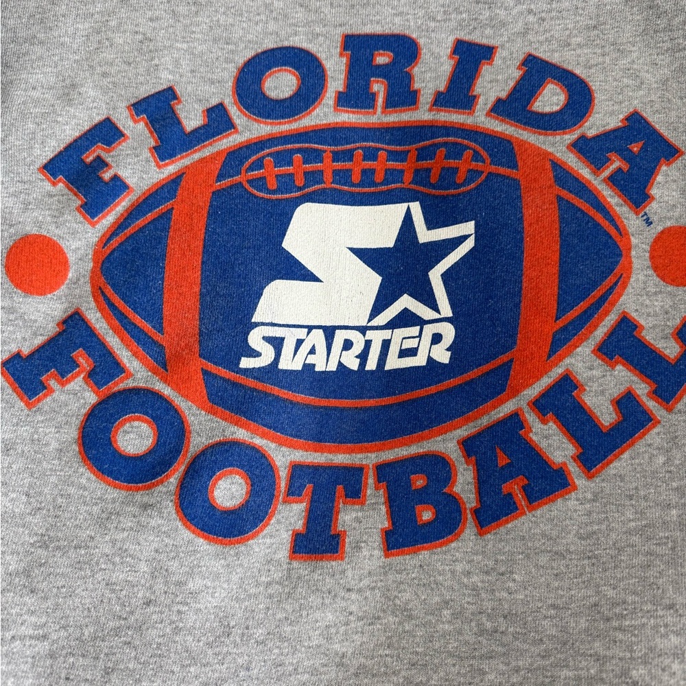 Starter Florida Football Gray T-Shirt Vintage